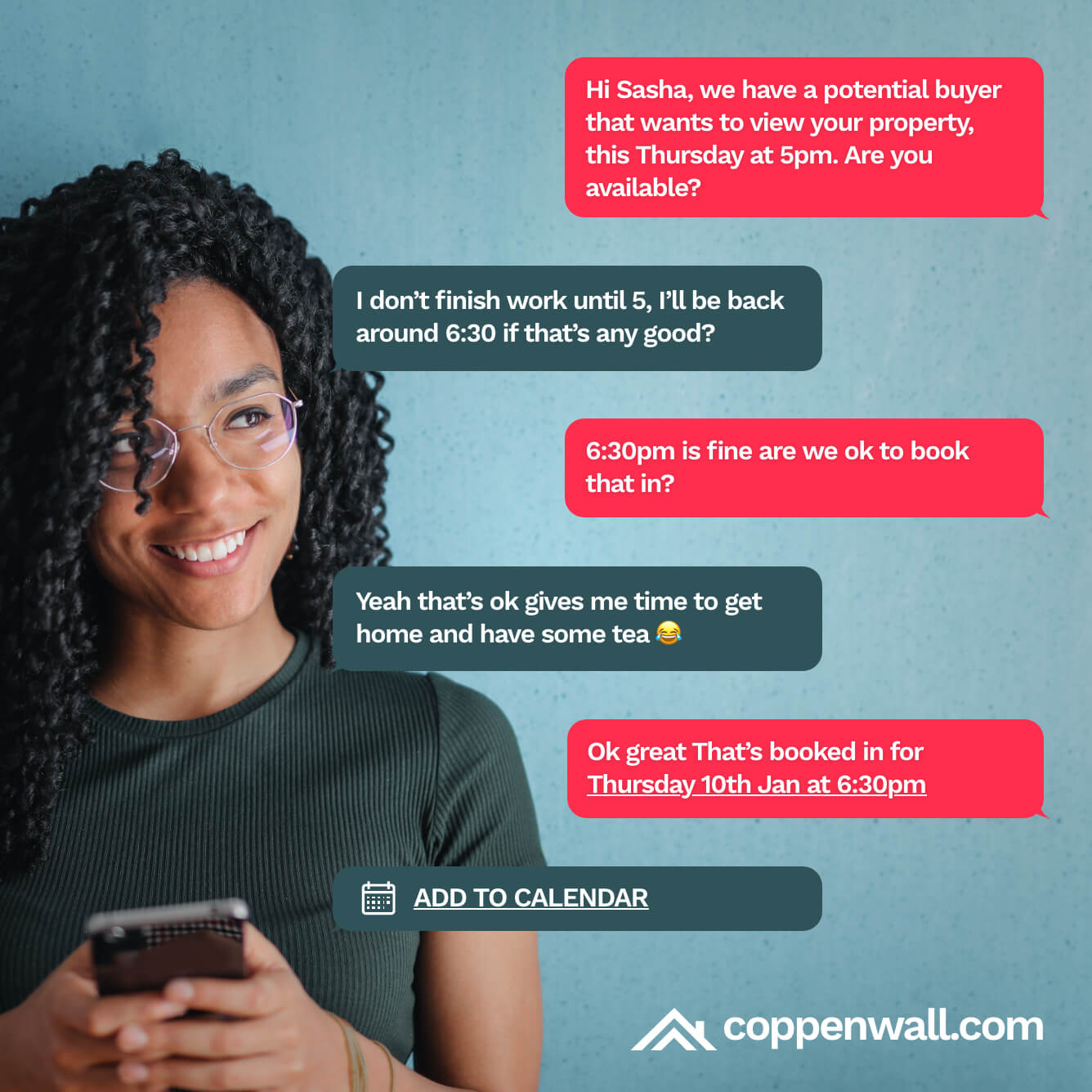 coppenwall text service