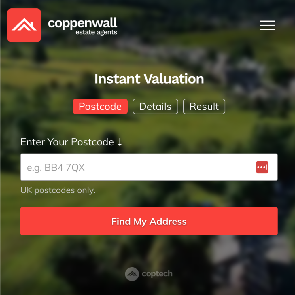 Coppenwall Has a New Instant Property Valuation Tool Built in House