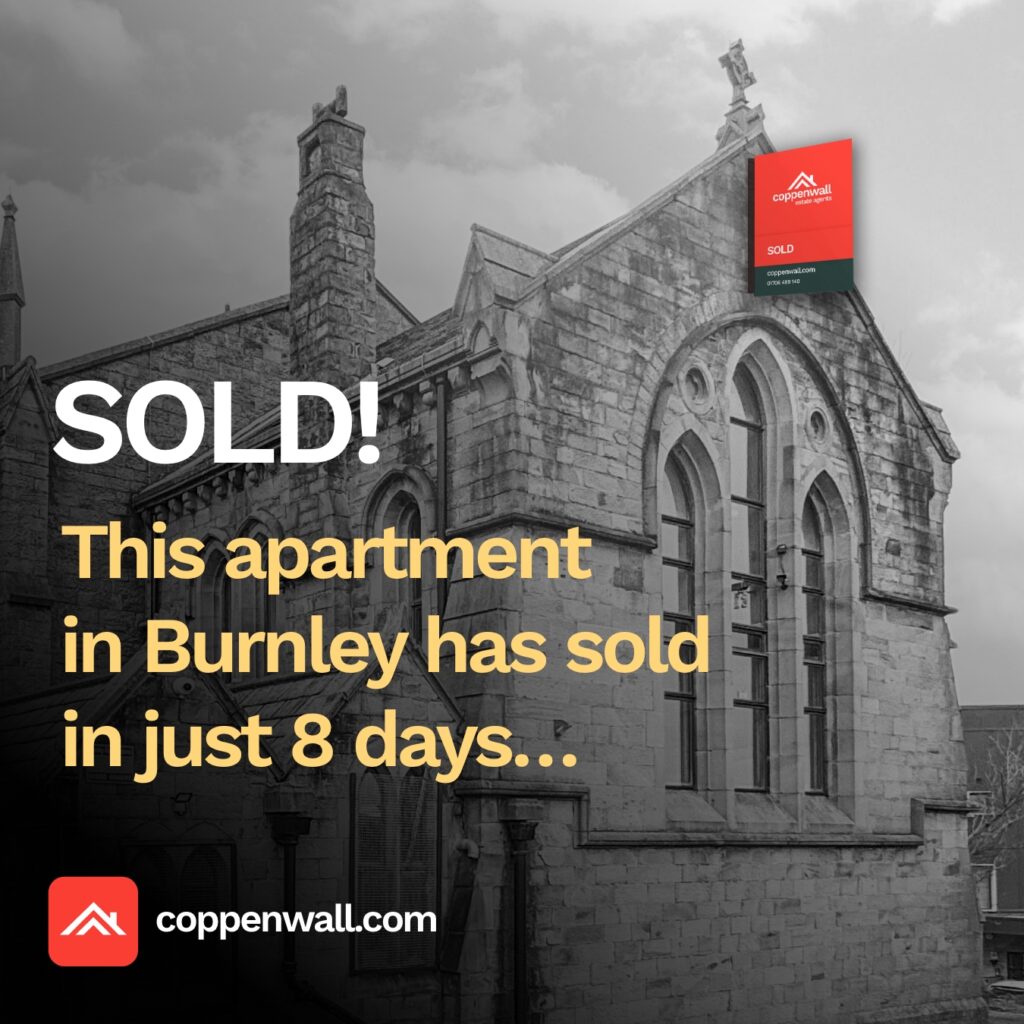 Coppenwall Estate Agents Burnley, First Property Sold in Just 8 Days