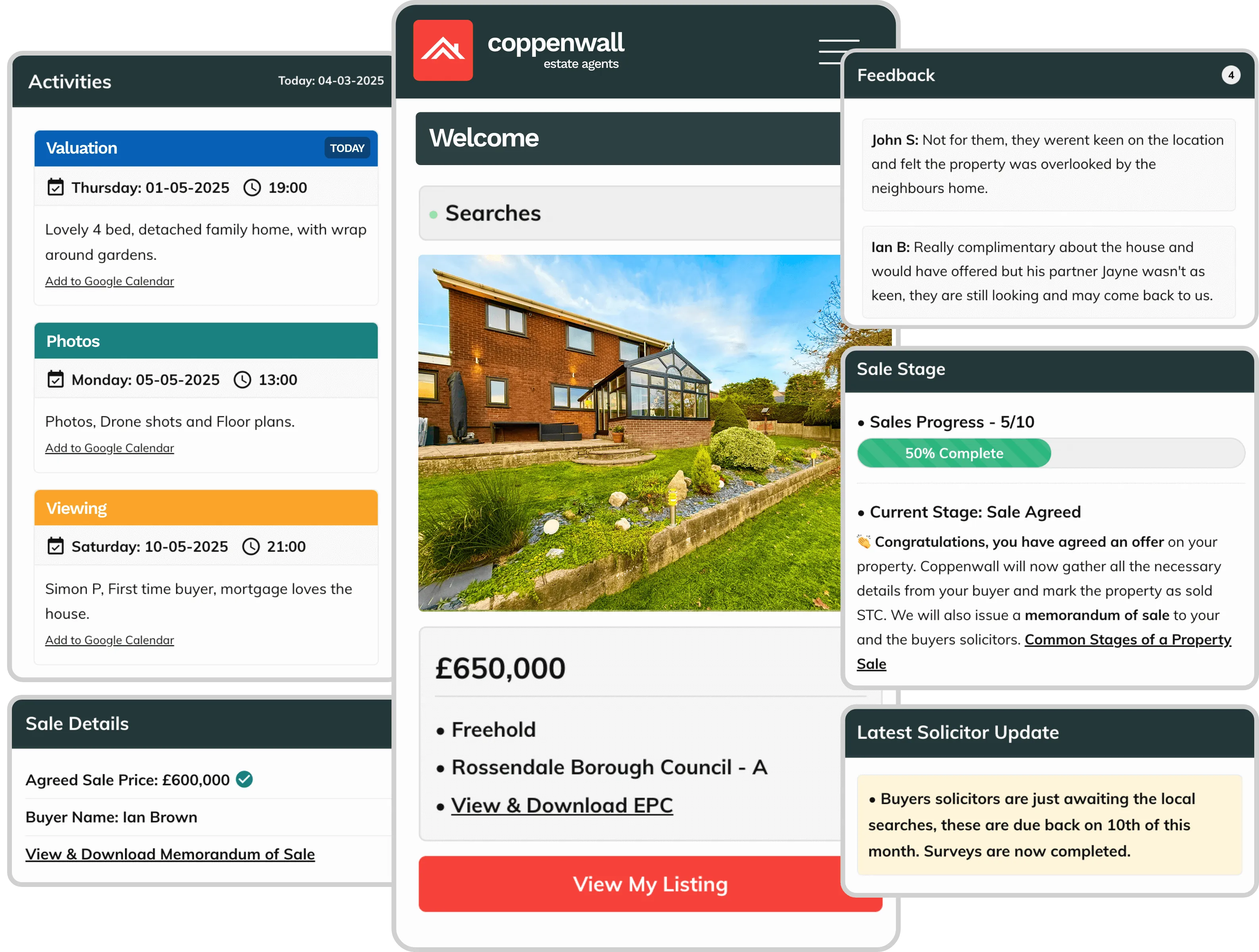 Customer Dashboard